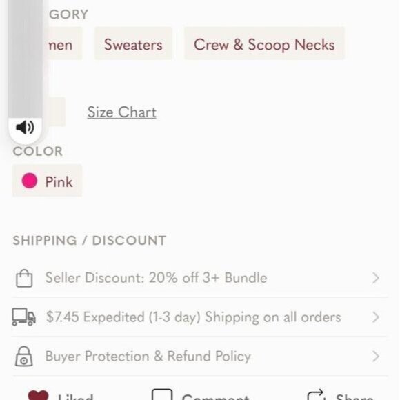 SUSINA HATCHI KNIT SWEATER BNWT 1X - Picture 3 of 3